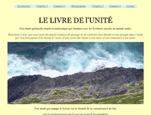 Tablet Screenshot of le-livre-de-l-unite.net